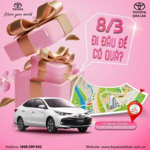 Read more about the article 8/3 Cùng Toyota Dak Lak Rước Xe Về Cho Nàng