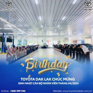 Read more about the article TOYOTA DAK LAK CHÚC MỪNG SINH NHẬT THÁNG 4